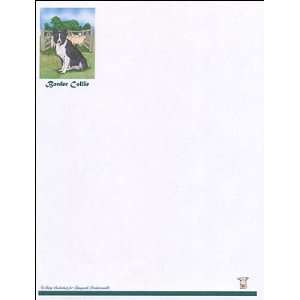  Border Collie Stationery   20 Sheets: Office Products