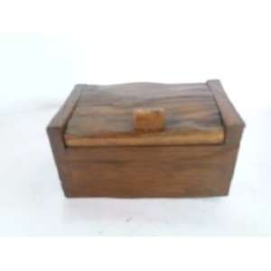  Wooden Teak Name Card Box Handmade Thailand Free Shipping 