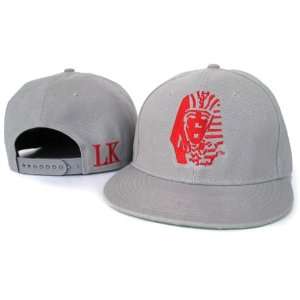  Last Kings Snapback Hat Cap Gray/Red: Sports & Outdoors