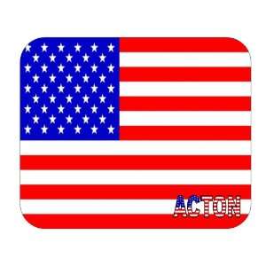  US Flag   Acton, Massachusetts (MA) Mouse Pad Everything 