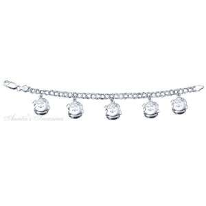   Silver 7 Unique Peanuts Linus Van Pelt Charm Bracelet: Jewelry