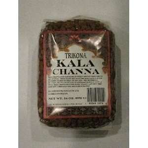 Trikona, Kala Channa (Desi Garbanzo)Indian Black Beans, 24 Ounce Bag 