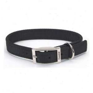  Guardian Gear 28 Inch Double Layer Nylon Dog Collar, Black 