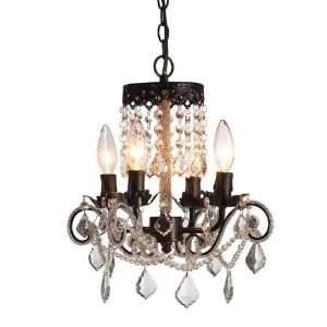    Midwest CBK Black Pendant Swag Chandelier