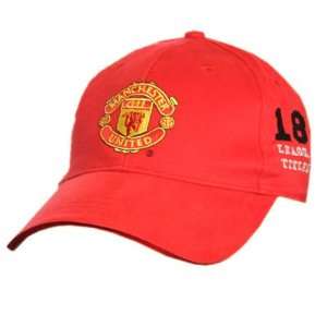    Manchester United Red Cap   18 League Titles: Sports & Outdoors