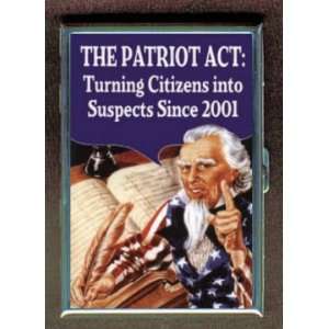 Patriot Act Citizens Suspects ID Holder, Cigarette Case or 