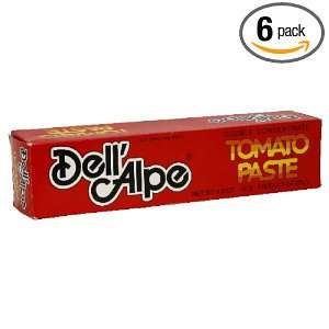 Dell Alpe Tomato Paste Tube, 4.5 Ounce (Pack of 6)  