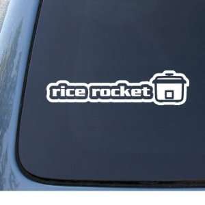 RICE ROCKET   Car, Truck, Notebook, Vinyl Decal Sticker #1291  Vinyl 