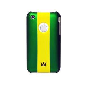   Polycarbonate Slim Fit Case   Green with Yellow Stripe: Electronics