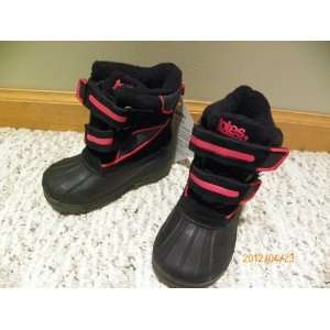  Totes Baby Boys Winter Black Red Boots Size 5: Baby