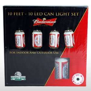  BUDWEISER LED LIGHT SET (CANS): Toys & Games