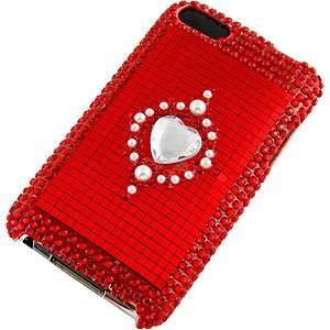   Cover for iPod touch (2th gen.), Mirror Red Full Diamond Electronics
