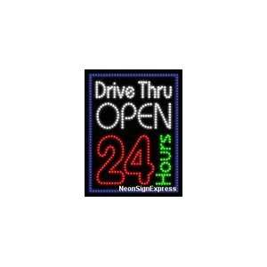  Drive Thru Open 24hr LED Sign: Everything Else