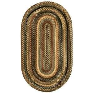   Rugs Eaton Chenille Braided Rug   Green, 7.6 ft. Round