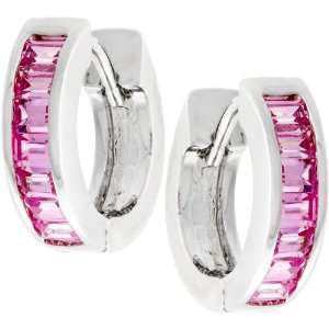  Popping Pink Emeralds Fashion Jewelry Earrings Jewelry