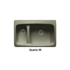   Advantage 3.2 Double Bowl Kitchen Sink with Three Faucet Holes 20 3 55