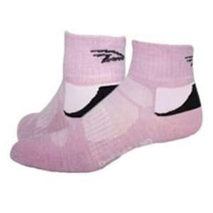   19 Orchid Pink Wool Trail Running Socks   TRLORC