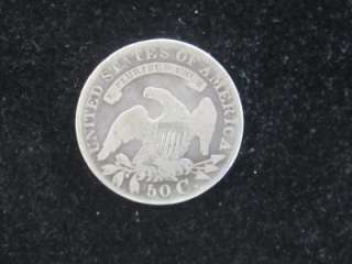 1829 Silver Capped Bust Letter Edge Half Dollar  