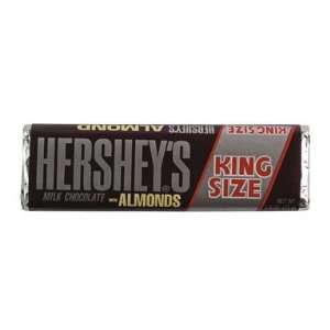   each: Hershey King Size Milk Chocolate With Almonds Bar (34000 22100