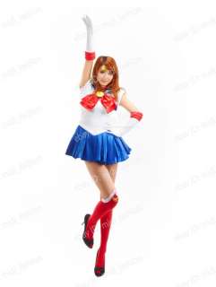 Sailor Moon Costume Serena Dress W/ Tiara Glove Kostüme  