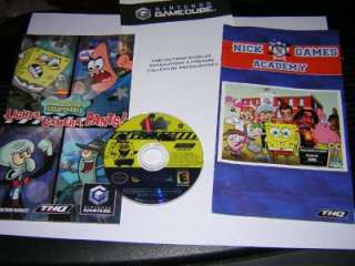 SpongeBob SquarePants Lights Camera PANTS! Nintendo GameCube 2005 