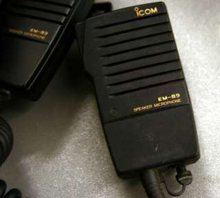 Lot 6 iCOM IC F30GS VHF Radio w AC Adapter Charger Base  