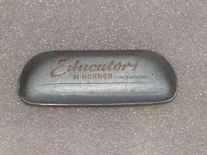 RARE EDUCATOR 1 M.HOHNER HARMONICA,Fmoll,IN BOX,GERMANY  