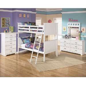  Lulu Youth Bedroom Set (Twin over Twin Bunk Bed) by Ashley 