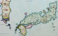 1655 Blaeu Antique Map of Japan & Korea  