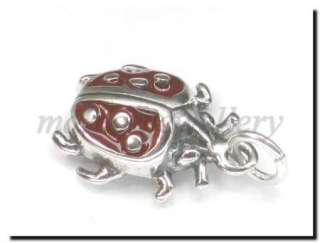 Ladybird Bug sterling silver charm .925 x 1 DKC42087  