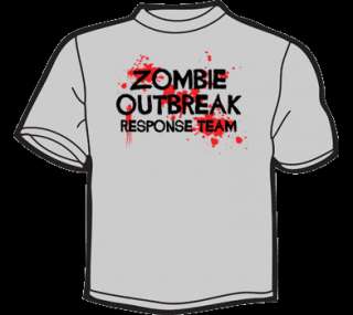 ZOMBIE OUTBREAK TEAM T Shirt M funny zombies eat flesh  