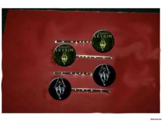 Skyrim The Elder Scrolls V Oblivion XBOX PS3 set of 4 bobby pins 