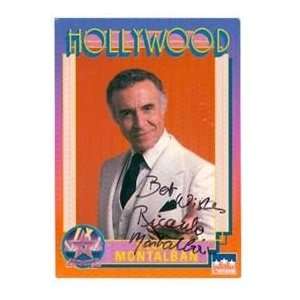   autographed Hollywood Walk of Fame trading card 