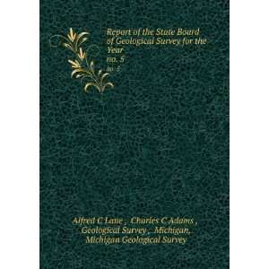   Survey , Michigan, Michigan Geological Survey Alfred C Lane  Books