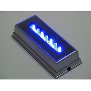 3D Laser Crystal Display Light Base with 14 Ultra Brite Blue/White LED 
