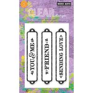  Hero Arts Clear Stamps 4x6 Sheet You & Me Frame