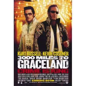  3000 Miles to Graceland Movie Poster (11 x 17 Inches 