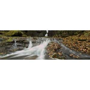 Water Flowing on a Landscape, Cattrigg Force, North Yorkshire, England 