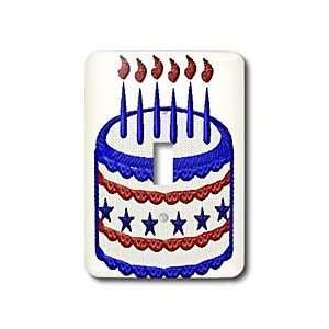  Designs Holidays Fourth Of July   Fourth Of July Top Birthday Cake 
