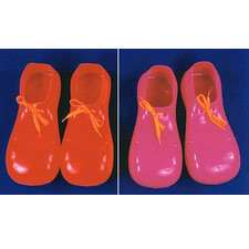 15 Jumbo Clown Shoes One Size Adult GREEN Plastic Rubies 741 