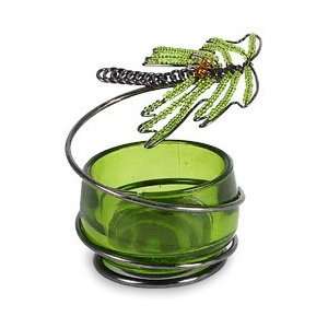  Global Amici Palm Tree Beaded Votive Candle Holder: Home 