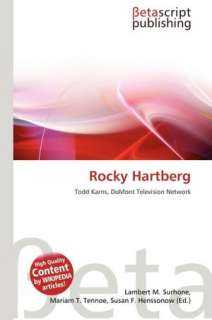   Rocky Hartberg by Lambert M. Surhone, Betascript 