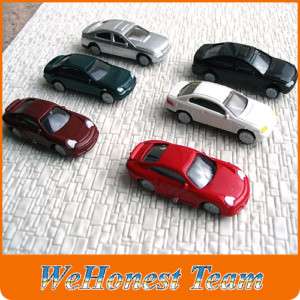 50 pcs HO Scale 1/100th Normally painted Model Cars #C  