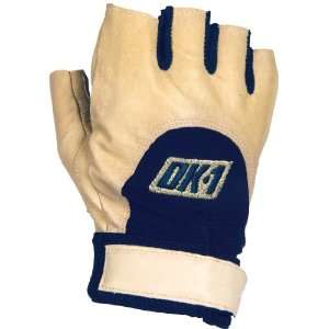  OK 1 48103 Half Finger Right Hand Impact Glove, Tan, Large 