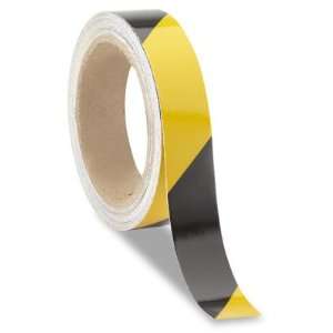    1 x 10 yards Black/Yellow Reflective Tape: Office Products