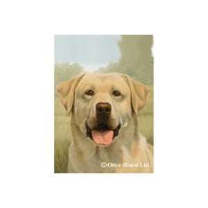  Yellow Labrador Flag  12 width x 17 length