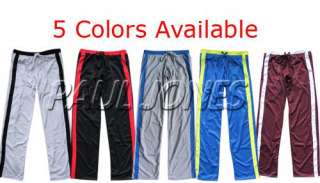 WJ Sexy Men’s Long jogging Sports pants Casual Trousers Polyester 