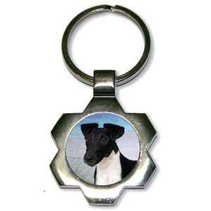  Smooth Fox Terrier Star Key Chain: Office Products