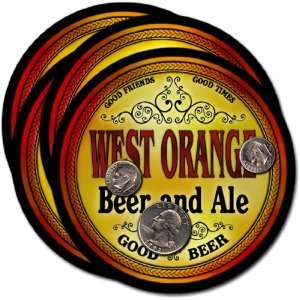 West Orange , NJ Beer & Ale Coasters   4pk
