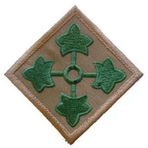  U.S. Army 4th Infantry Division Patch Green & Brown3 